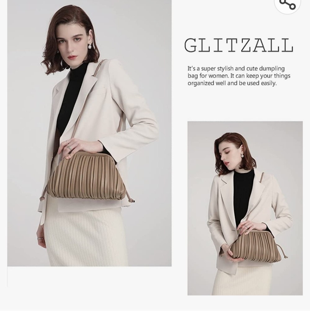 GLITZALL Clutch Purse and Dumpling Bag